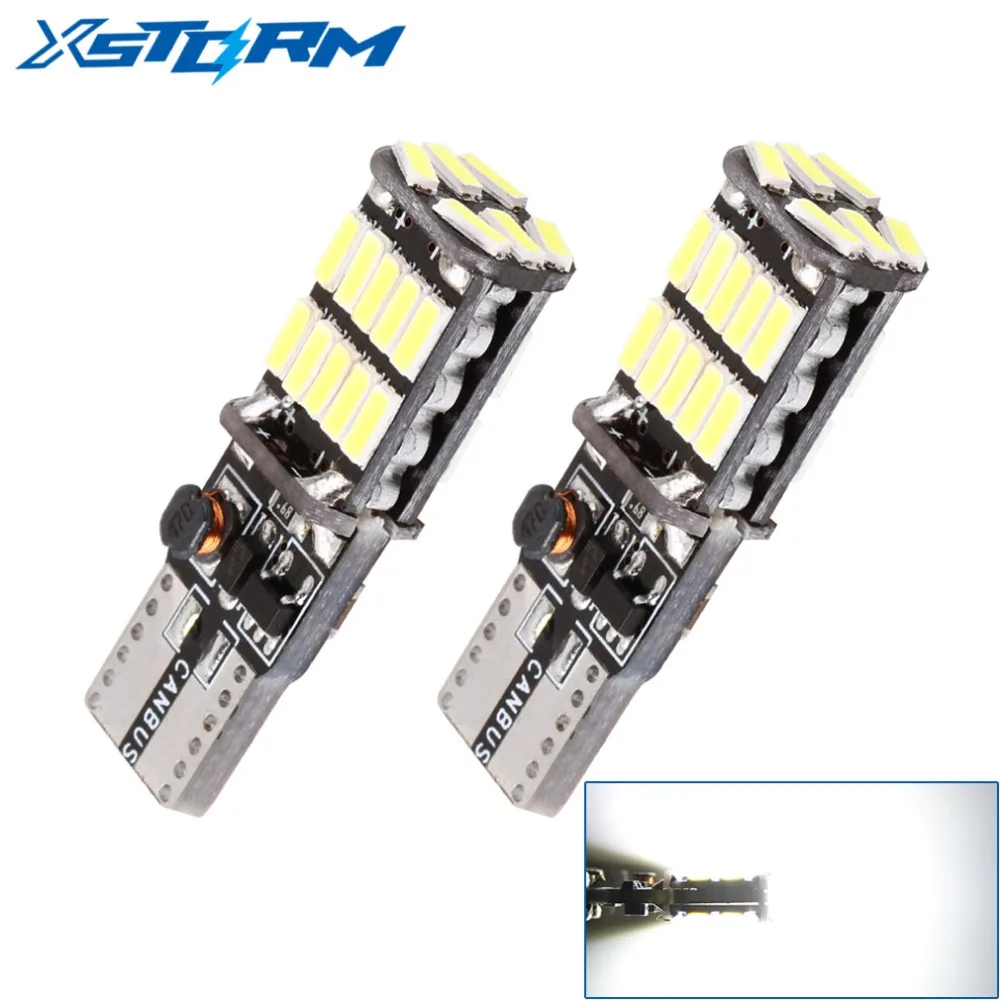 

2Pcs T10 LED 4014 SMD W5W 194 White CANBUS OBC NO Error Free LED Light dash Car bulb Signal interior Auto Lamp Source parking