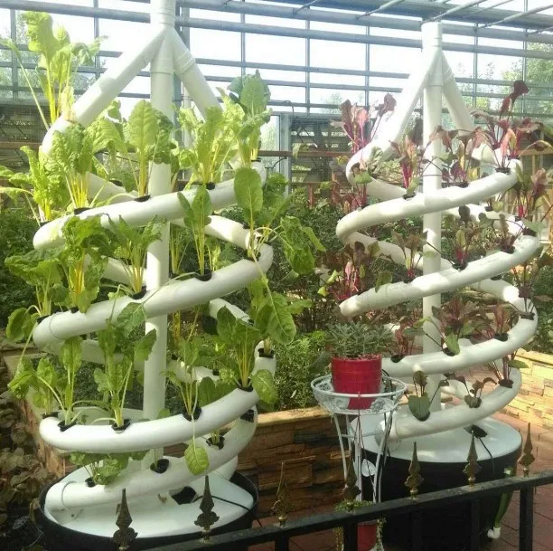 Спиральная система посадки aeroponics система с ведром, легко установить