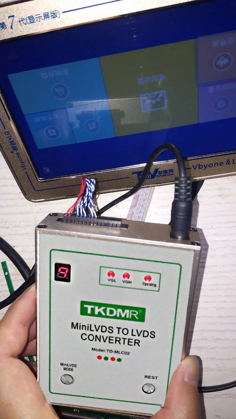 TV160 MiniLVDS Transfer LVDS конвертер штепсельная вилка ЕС для 6Th 7Th тестер 32 дюймовые