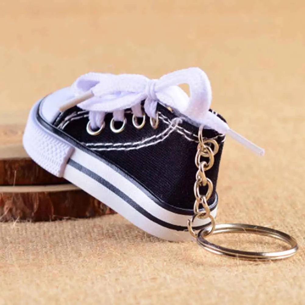 1 шт. Мини силиконовая парусиновая обувь сумка для ключей Очаровательная Женская