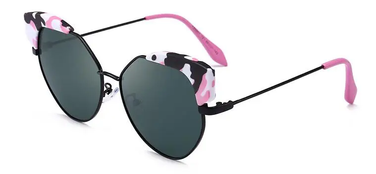LKK 2018 new fashion trend cat ear polygonal sunglasses men and women must wear polarized UV400 | Аксессуары для одежды