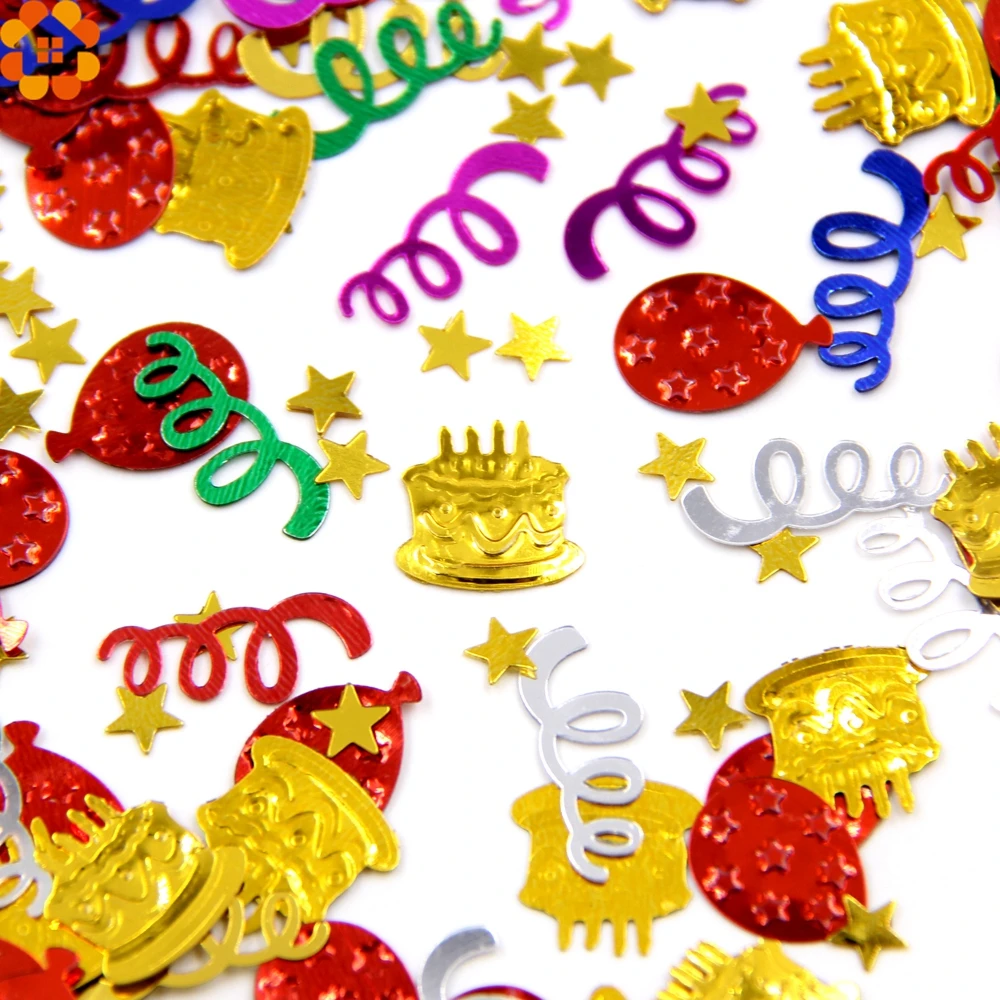 30 г/пакет с днем рождения блестящие конфетти пластиковое Дети День