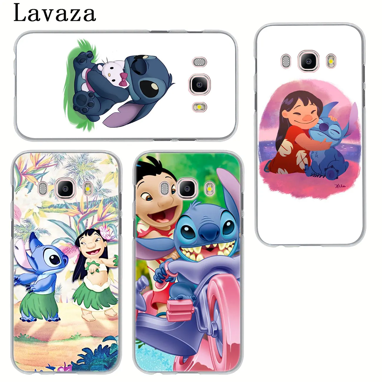 Милый жесткий чехол для телефона Lavaza Lilo Stitch Samsung Galaxy Note 10 9 8 A9 A8 A7 A6 Plus 2018 A3 A5 2017 2016 2015