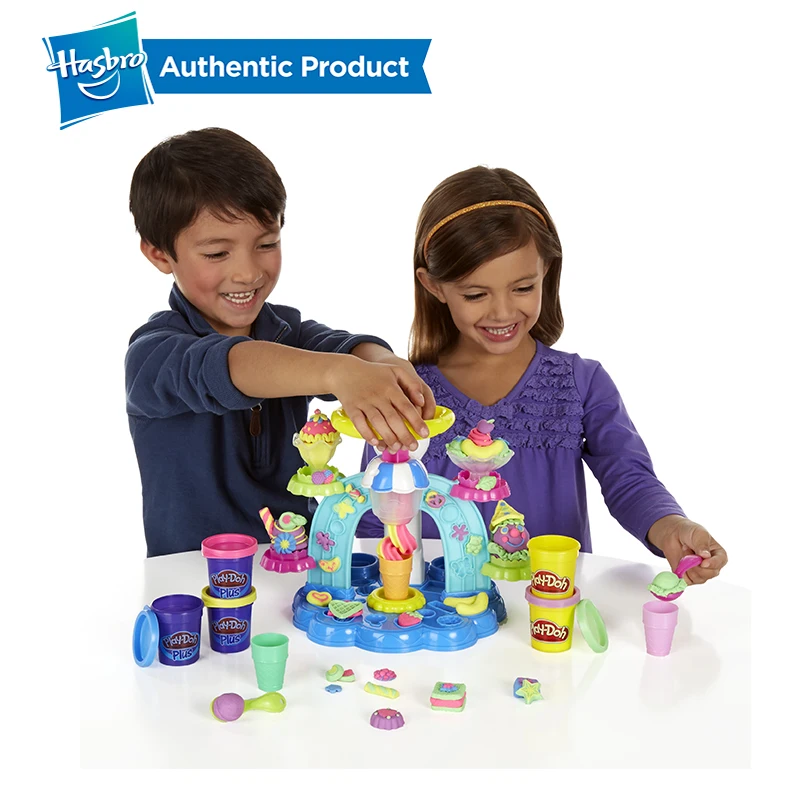 Hasbro Play-Doh кухонные творения Swirl'n совок для мороженого 5 унций банки для возраста 3 и выше Play Doh нетоксичные разные цвета
