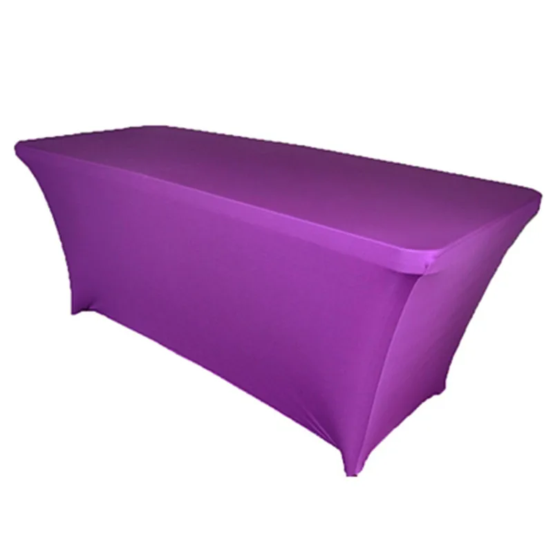 10 шт Прямоугольные стрейч спандекс покрытие стола эластичная лайкра скатерти