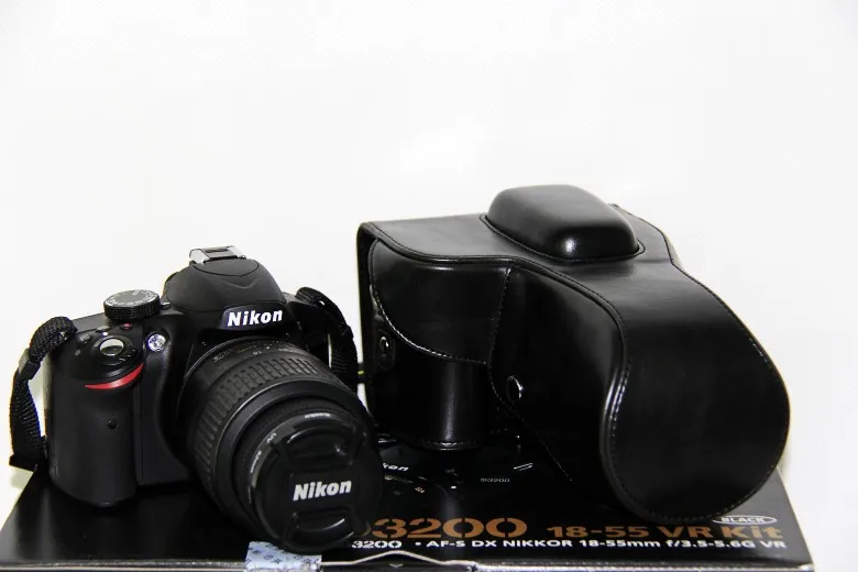 Бесплатная доставка высококачественный чехол из искусственной кожи для камеры