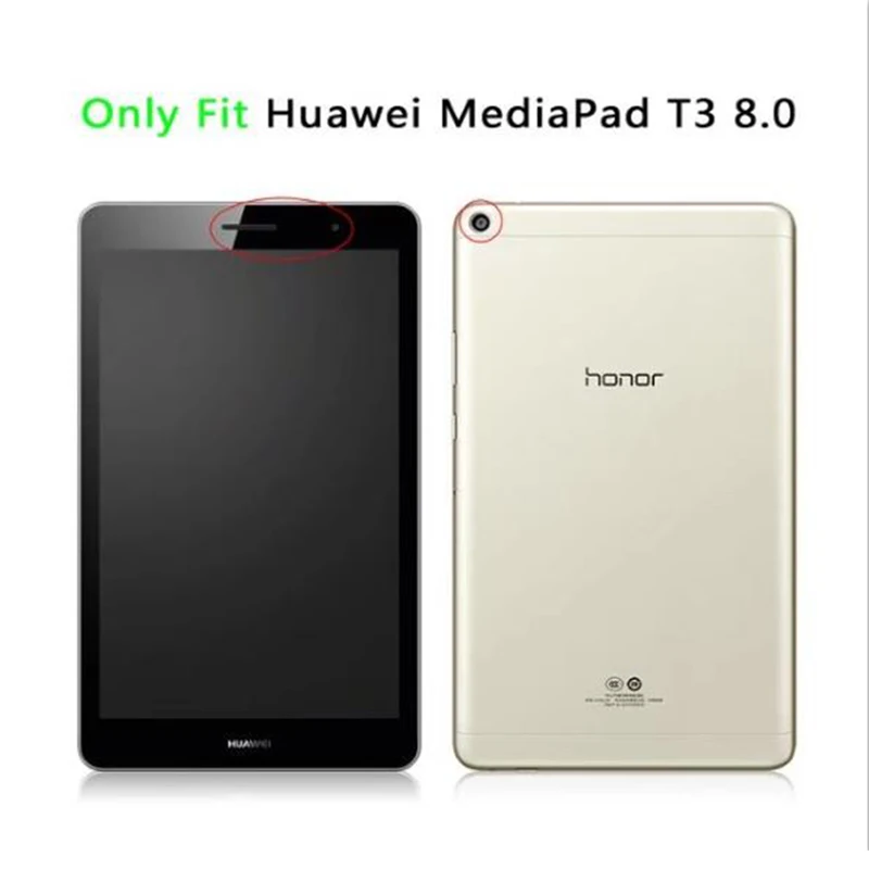 Чехол из искусственной кожи для Huawei MediaPad T3 8 0 KOB-L09 KOB-W09 Honor Play Pad 2 JDN-AL00/W09 планшет
