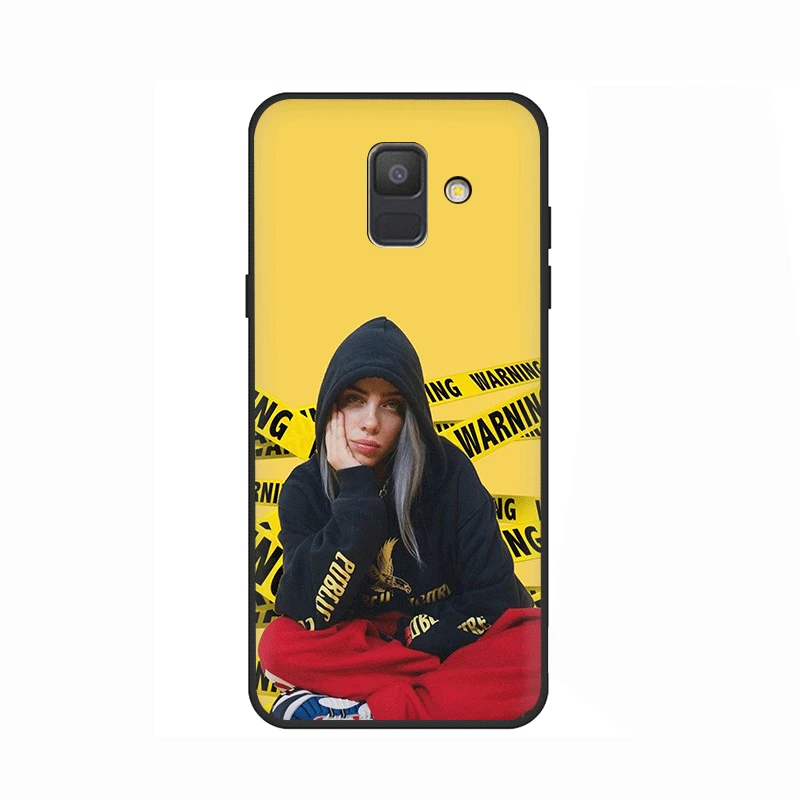 B8 Billie Eilish Халид милый мягкий силиконовый чехол для телефона для samsung GaLaxy A3 A5 A6 A7 A8 A9 A10 A30 A40 A50 A70 J6 - Цвет: B8