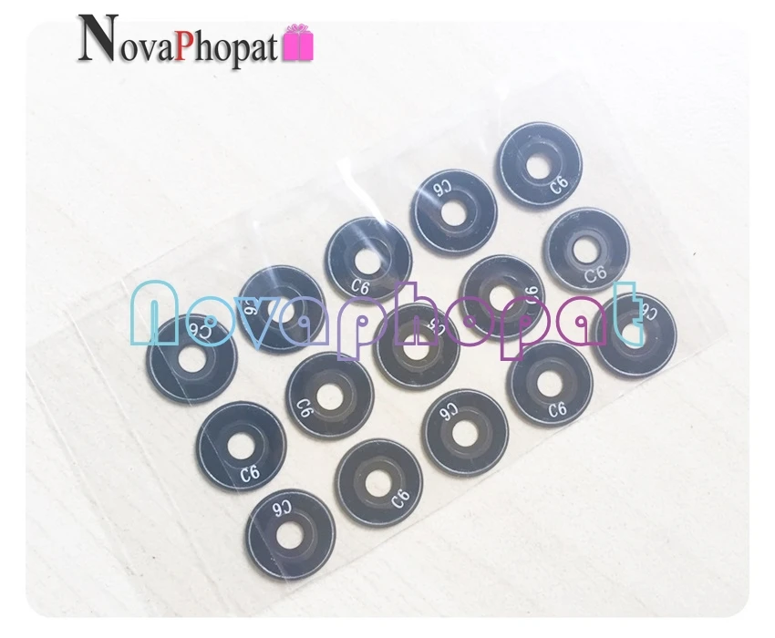 

Novaphopat Black New back big rear camera glass lens for Xiaomi Redmi Note 4 4X camera lens with sticker ; 20pcs/lot