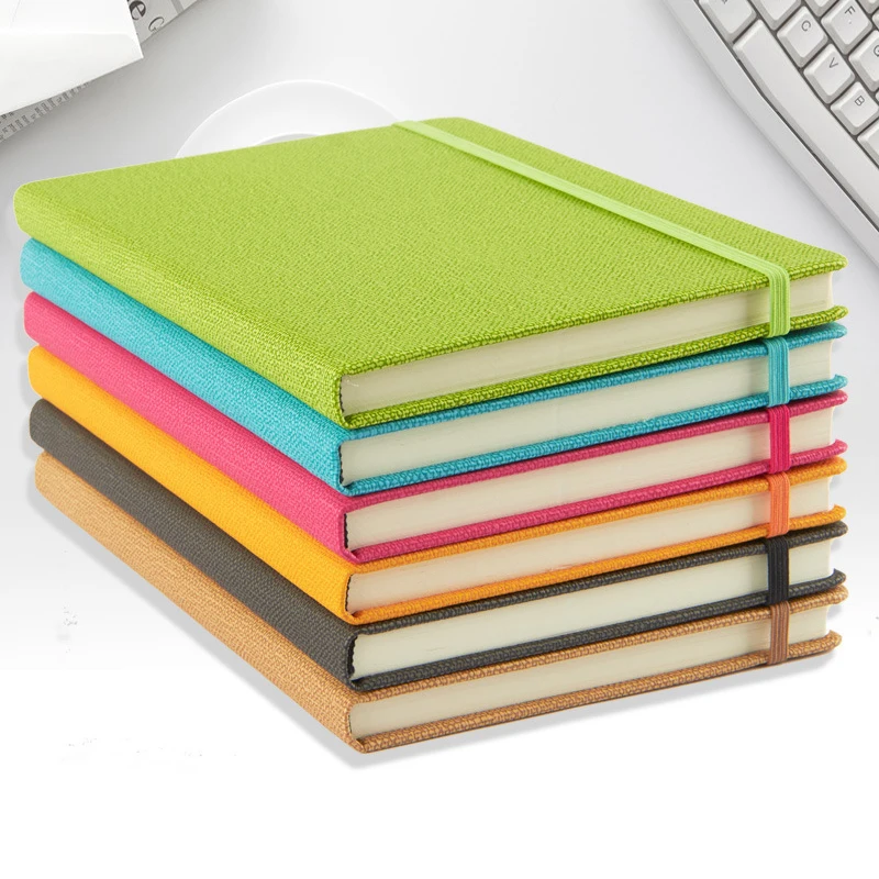 Деловой блокнот из искусственной кожи эластичный ленточный креативные ученики