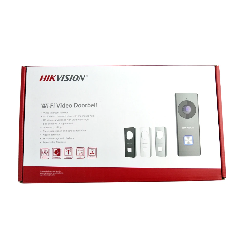 Hik оригинальный WiFi дверной звонок с камерой Поддержка обнаружения движения