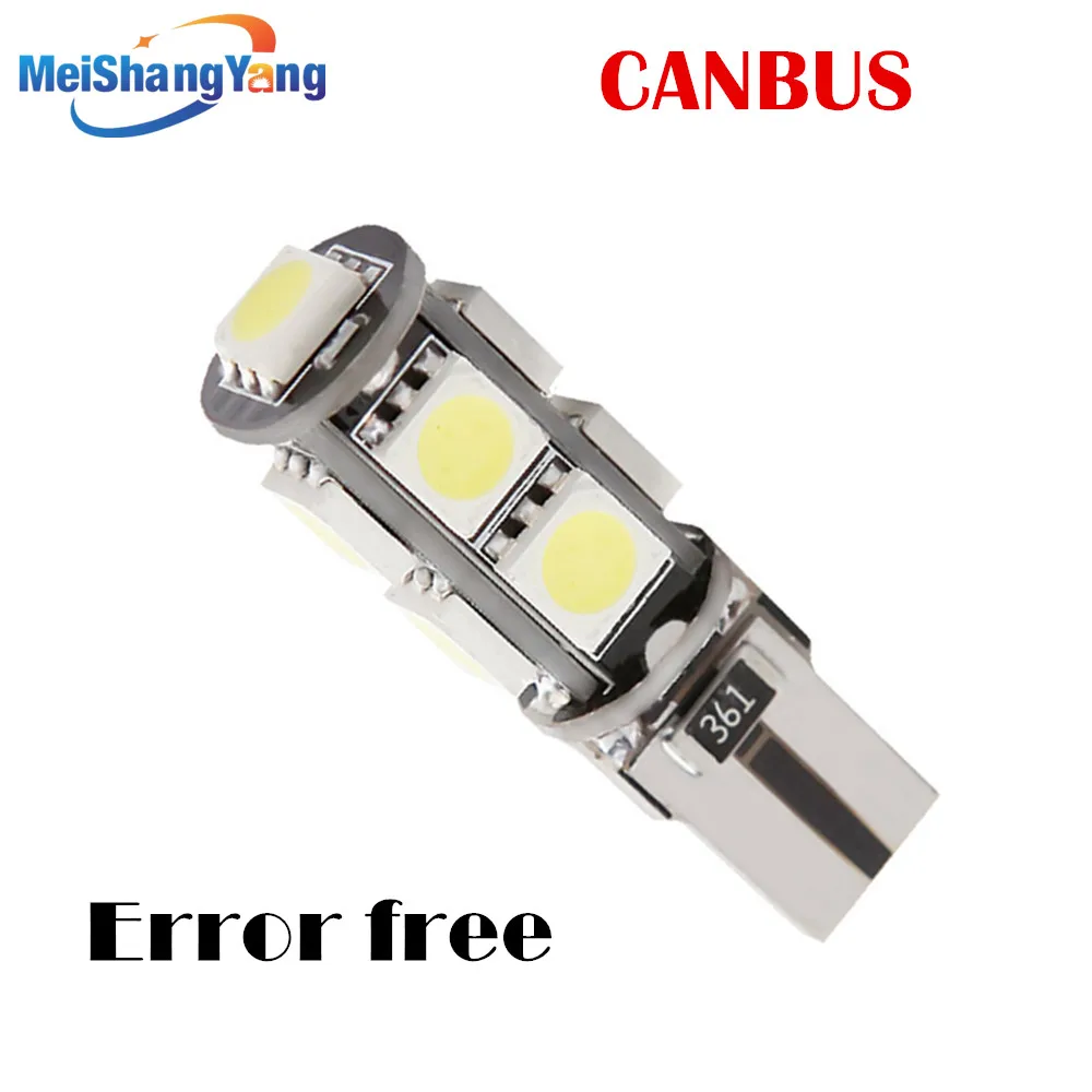 T10 9 SMD 5050 CANBUS OBC без ошибок Светодиодная лампа W5W 501 dash светодиодные автомобильные