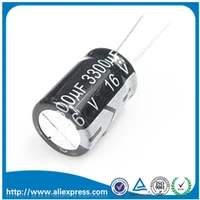 50pcs 16v 3300uf aluminum electrolytic capacitor 3300uf 16v size 1321mm 16 v 3300 uf electrolytic capacitor
