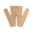 120D рукав для пениса теплые колготки эластичные женские зимние сексуальные колготки с презервативом Фетиш мастурбация колготки