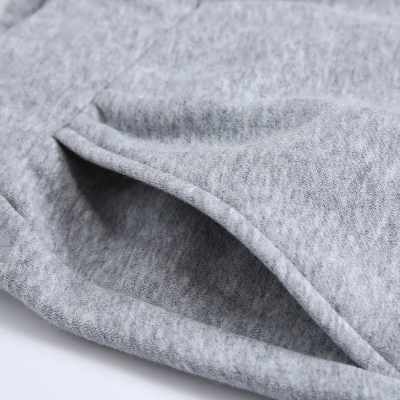 SEMIR брюки мужские толстые теплые флисовые готические спортивные черные