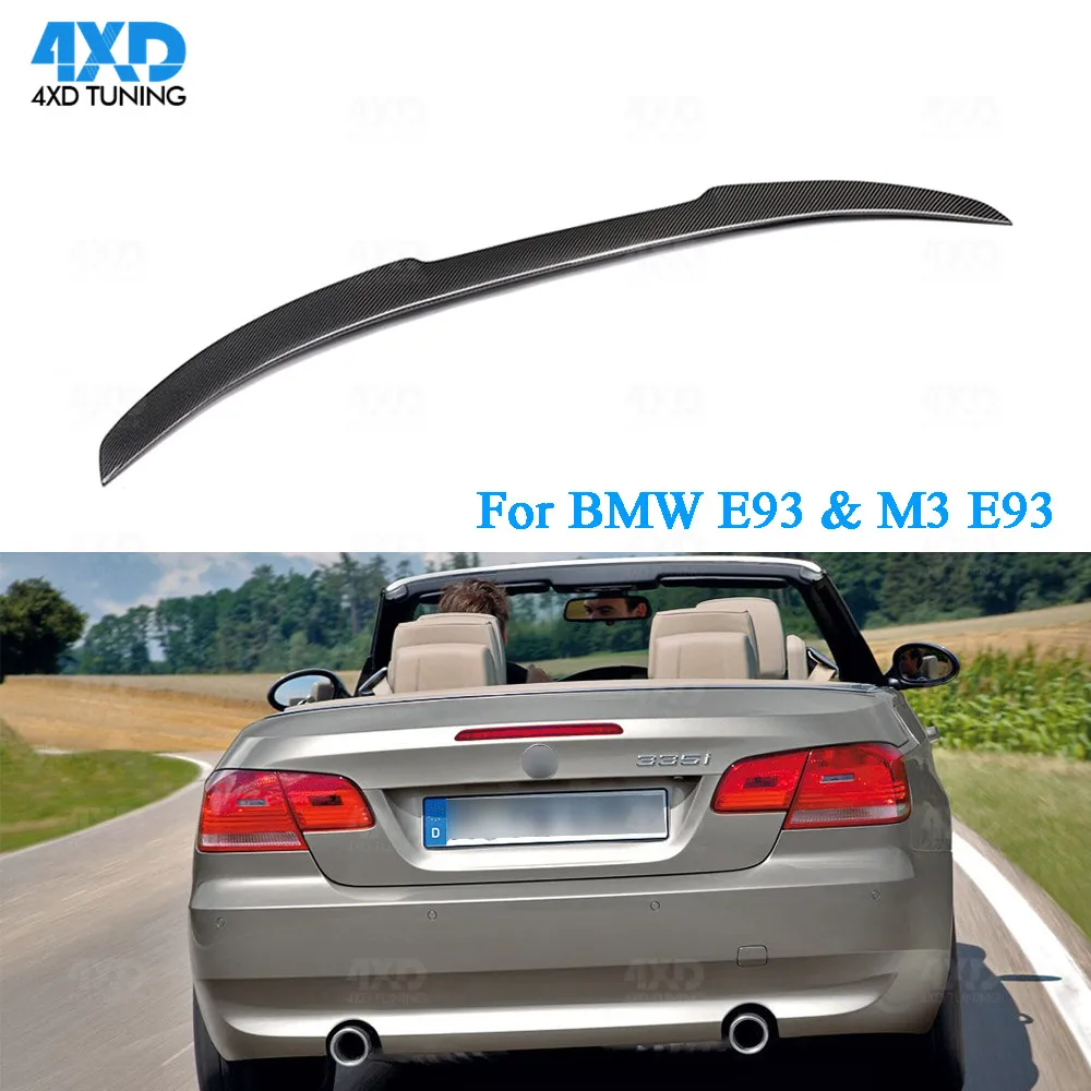 E93 спойлер из углеродного волокна M4 Стиль для BMW M3 купе 320i 330i 325i Кабриолет заднего