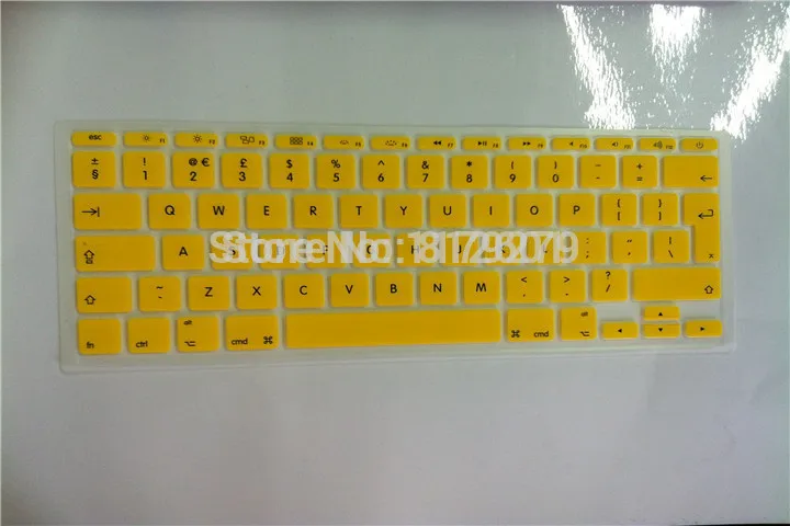 Прозрачная силиконовая защитная крышка для клавиатуры Macbook Air 11 &quot11 6&quot