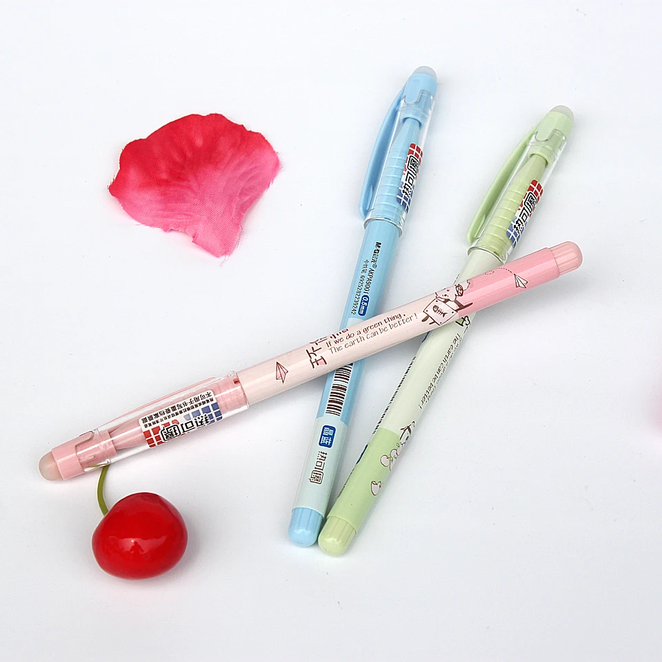 Ручки гелевые стираемые с черными и синими чернилами 0 5 мм 3 шт.|erasable gel pens|gel penpen 0.5mm