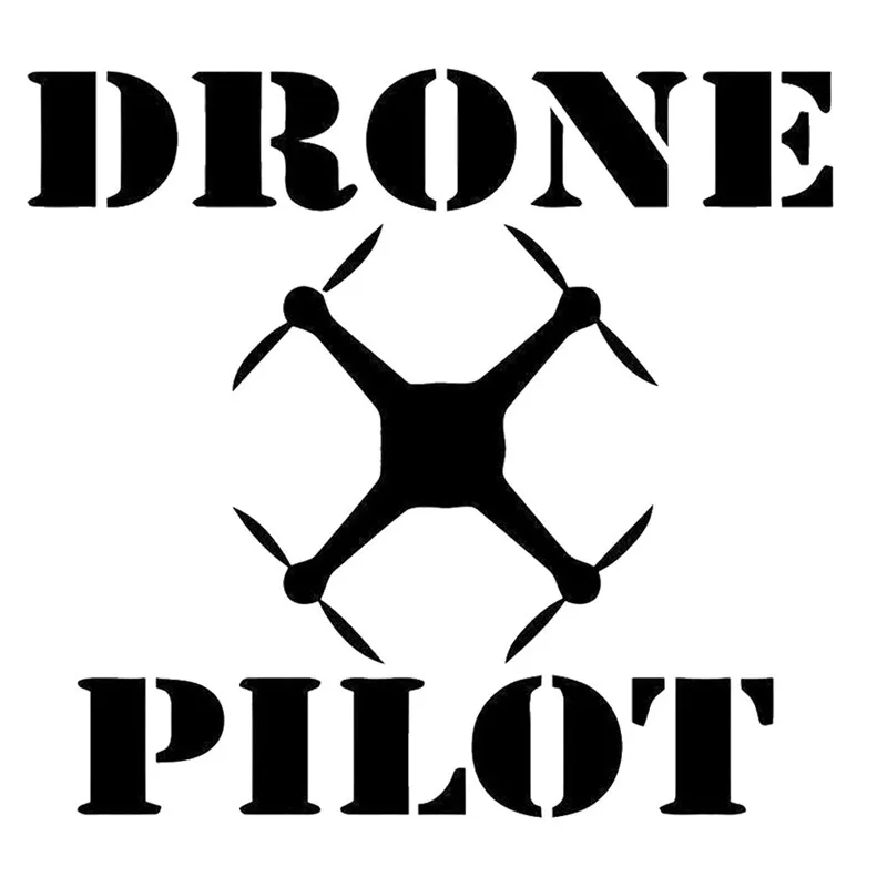 15*13 9 см Дрон пилот Индивидуализация автомобиля-Стайлинг виниловая наклейка на