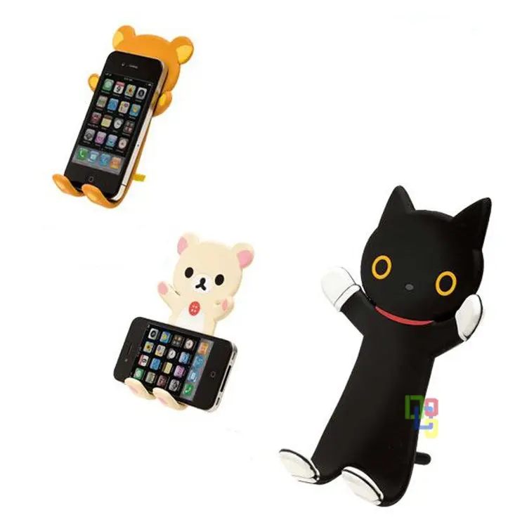 Free Shipping Rilakkuma Lazy Bear Stand Holder for IPhone 4/4s Cell phone holder|stand holder iphone|stand lampstand alone dvr 8ch |