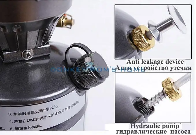 Портативная полевая бензиновая плита Модернизированная газовая для кемпинга