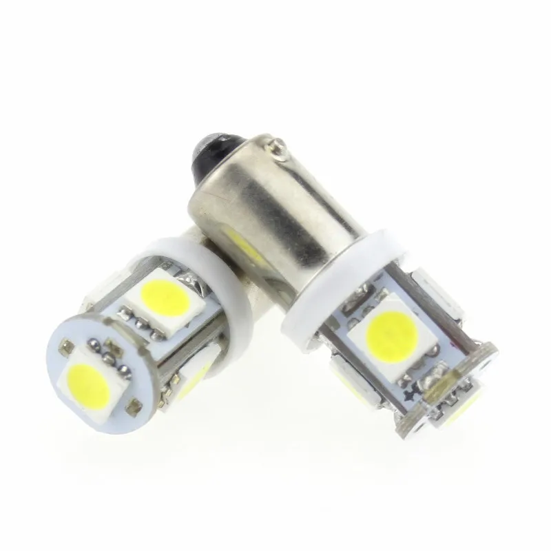 10 шт. BA9S 5 SMD LED 5smd 5led световой индикатор автомобиля Интерьер Клин для лампочек