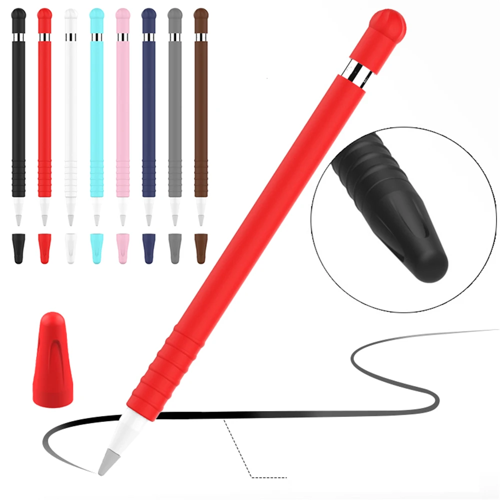 Подходит для Apple Pencil 1 Силиконовый колпачок наконечника рукав Обёрточная бумага