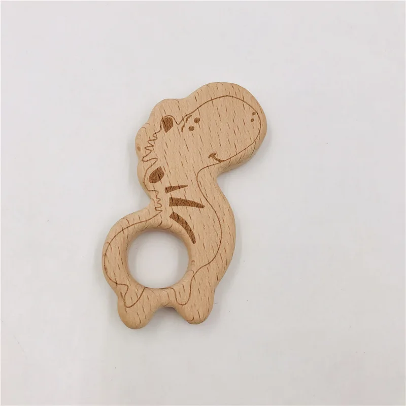 Деревянные детские аксессуары в стиле бегемота деревянный Прорезыватель для