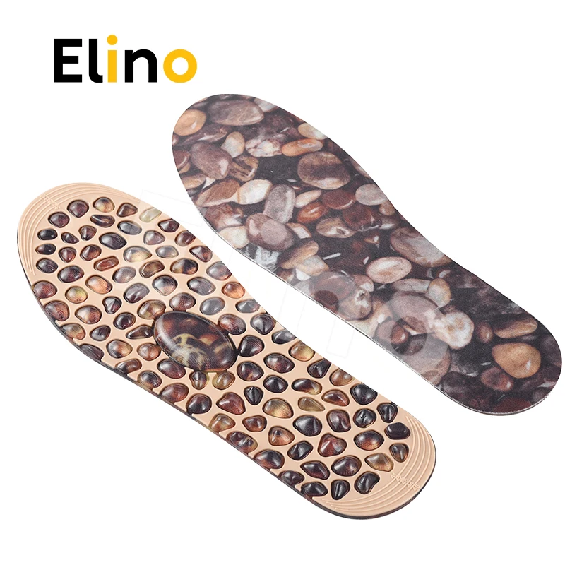 Elino массажные стельки для ног из булыжника резиновые мужчин и женщин