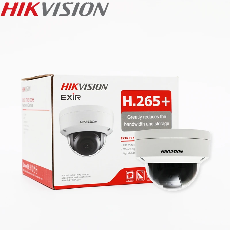 HIKVISION внешняя версия 4 МП ИК купольная IP-камера с поддержкой PoE IR 30M EZVIZ Hik-Connect ONVIF