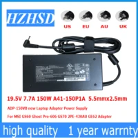 19 5v 7 7a 150w 5 5mmx2 5mm a41 150p1a adp 150vb new laptop adapter power supply for msi gs60 pro 606 gs70 2pe 430au ge62
