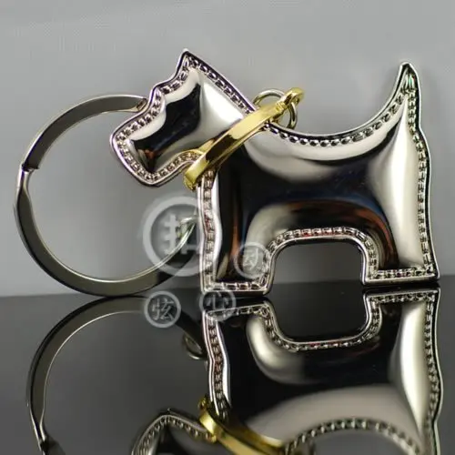 

Buckle dog schnauzer keychain gift key chain 798