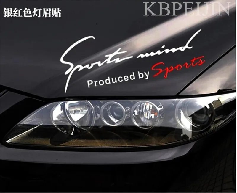 Car styling Sports car light eyebrows stickers decorative For Audi a4 a3 q5 q7 a5 b6 b8 a6 c5 b7 c6 audifonos accessories | Автомобили и
