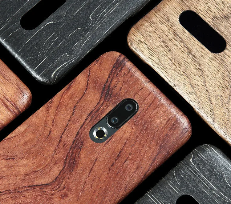Натуральный Деревянный чехол для телефона для MEIZU 16th 16th Plus, чехол, бамбук/орех/палисандр/Черное ледяное дерево/оболочка(настоящее дерево