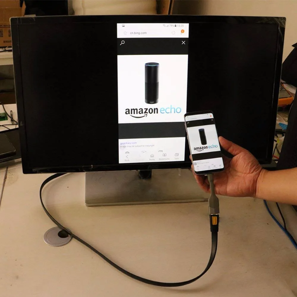 4K 30HZ USB C HDMI кабель Тип к конвертер адаптер 3 1 HDTV Ключ для MacBook Samsung Galaxy S9|Кабели VGA| |