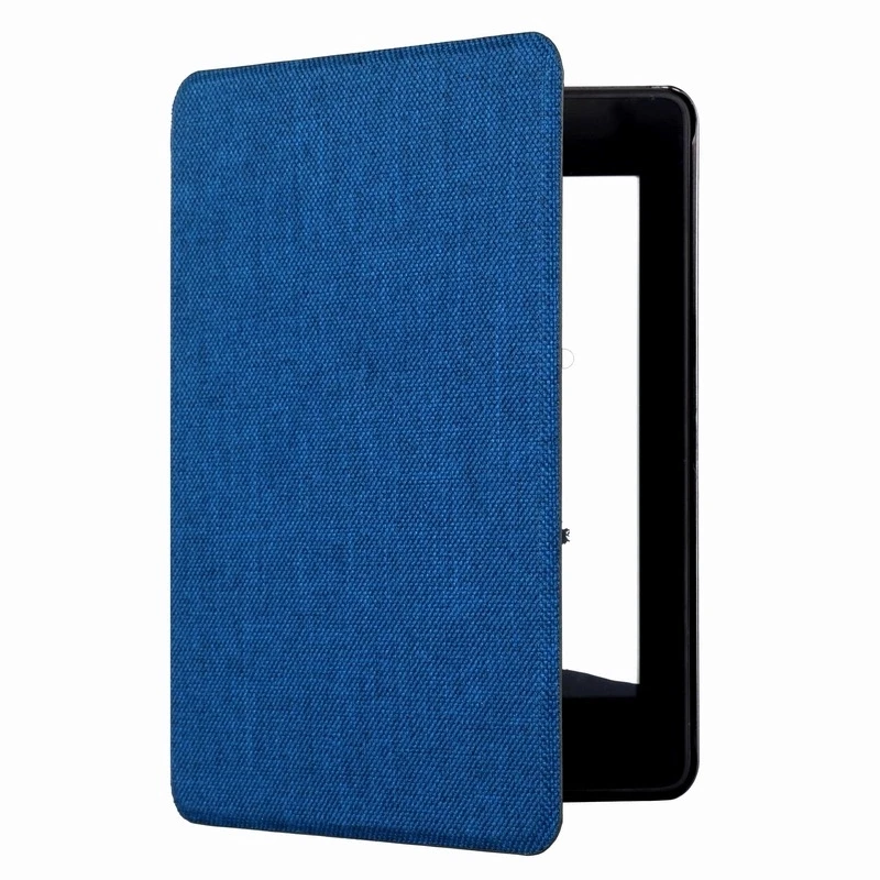 Тканевый художественный стиль Тонкий Умный Магнитный чехол для Amazon Kindle Paperwhite 2018