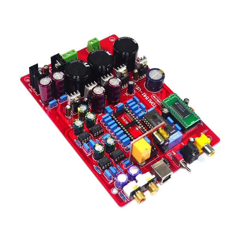 CS8412 + NE5534 YJ00122 TDA1541 волоконный коаксиальный декодер DAC плата для hifi усилителя (с USB
