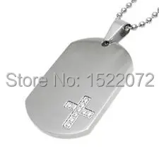 

custom Stainless Steel Personalized Cross Dog Tag low price Carving Metal dog tag High quality stainless steel carved dog tag