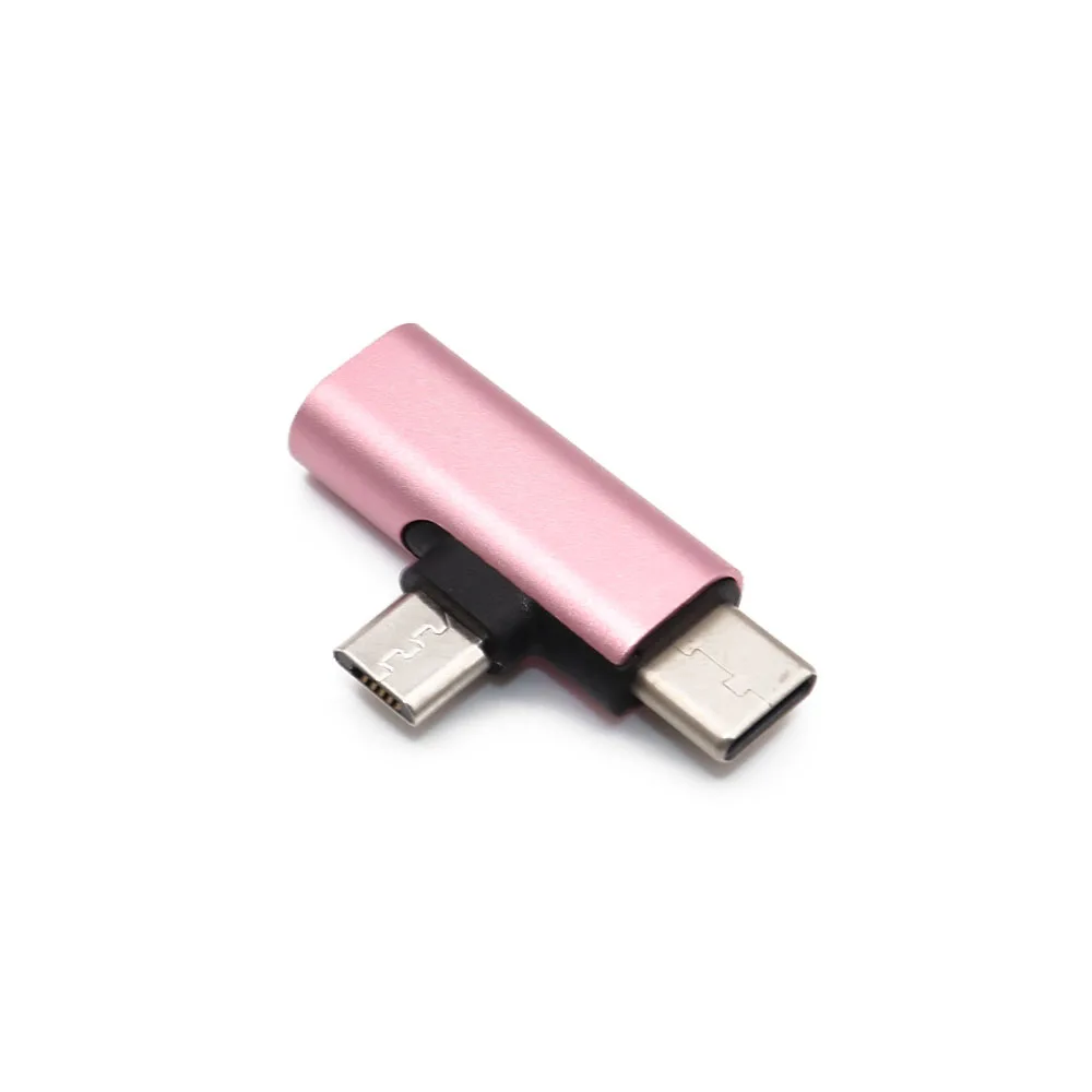 TingDong для iPhone 8 для молниеносно контактный разъем Micro USB+ Тип c преобразователь зарядки Тип-C разъем адаптер для Android телефон