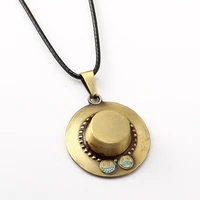 one piece necklace ace hat pendant necklace friendship men women anime jewelry choker accessories ys11448