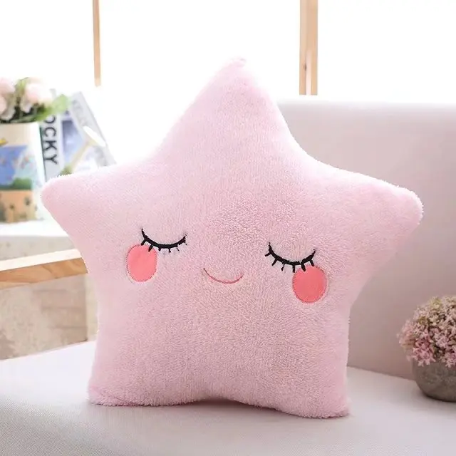 Новая серия Kawaii Sky Подушка Мягкая звезда облака вода Плюшевые игрушки Мягкая подушка хороший Диван Подушка прекрасный Рождественский подарок для девочки - Цвет: pink star