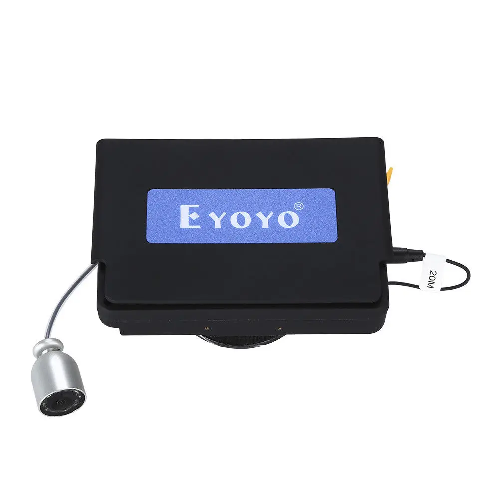Эхолот рыболокатор EYOYO цветной ЖК дисплей 4 3 дюйма HD 20 м DVR видео 5 В зарядное