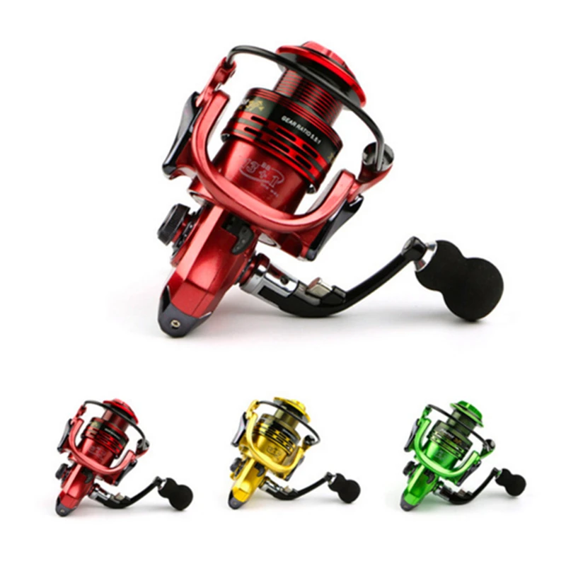 

13+1BB Spinning Fishing Reel EVA Handle Carp Wheel 3 Colors 5.1:1 High Speed Ratio Fishing Reels for Sea fishing gear Tackle