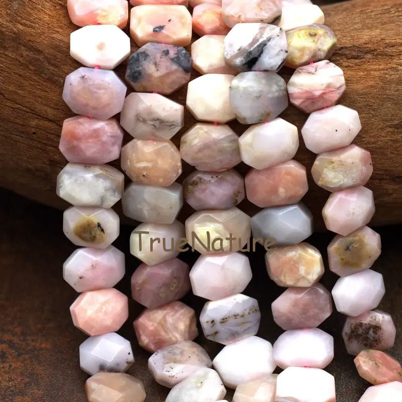 

High Quality Pink Opals Full Strands Jewelry Roundrect Rondelle Opals Loose Beads For Jewelry Making In 14*10 mm BE5901