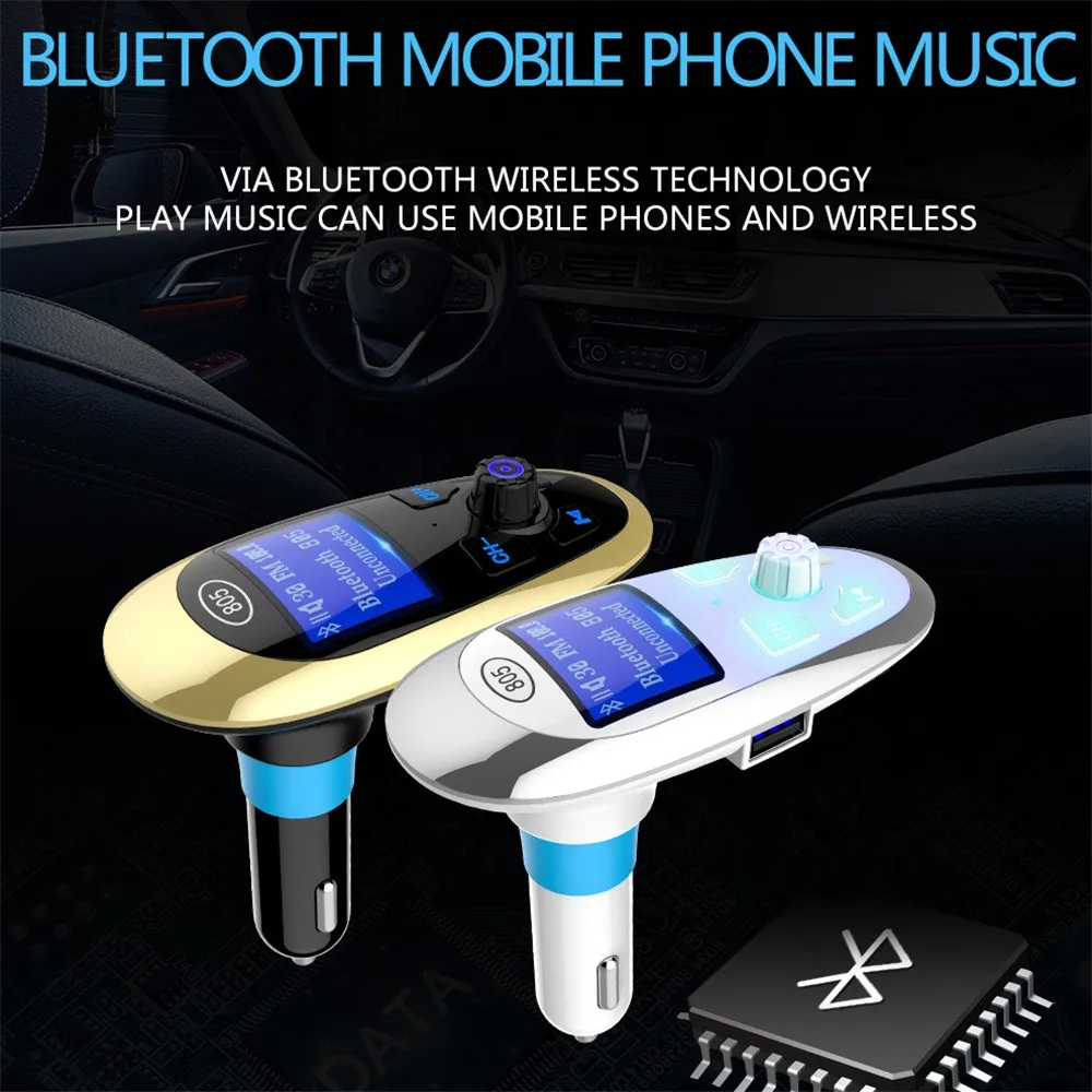 Встроенный интеллектуальный автомобильный комплект mp3 плеер fm передатчик Bluetooth