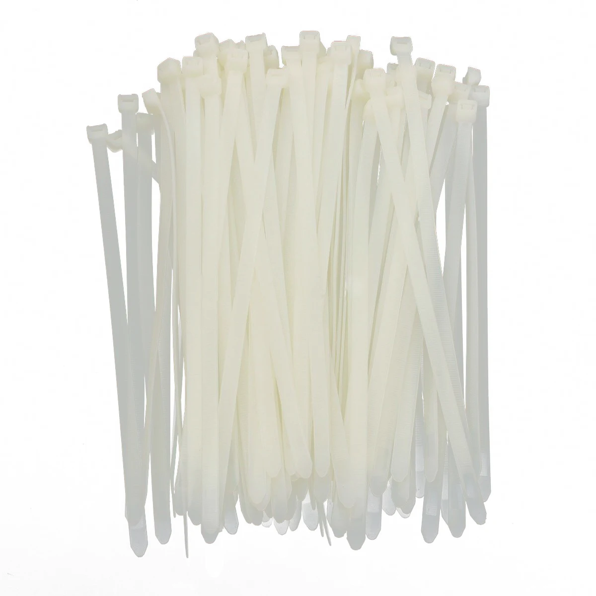 100 шт прочных кабельные стяжки/галстук-бабочка обертывания стяжки Цвет: белый