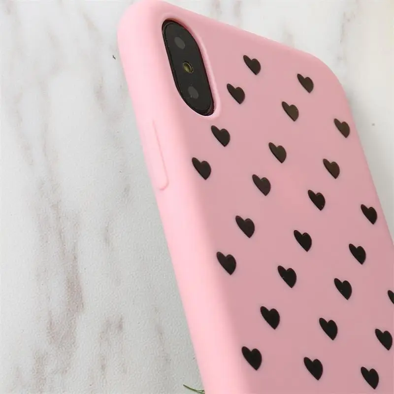 Ультратонкий чехол для телефона с сердечком Xiao mi Red 5 6 7 Go Plus Note Pro A2 lite 5A 6A S2 Y1 Y2 4X 5S 5C