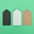 100 шт.лот 4x2 см Крафт ценники для одежды подвесные DIY подарок Рождество Свадьба вечеринка Декор принадлежности Прямоугольные бумажные этикетки