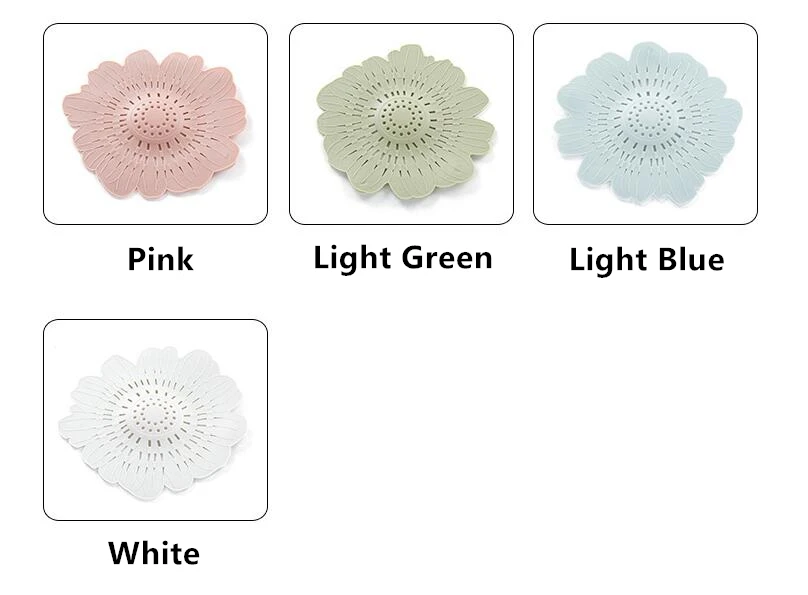 Drain Hair Stopper Cover Filter Sink Strainer Silicone Bathroom Kitchen Shower Anti-Clogging Shield Wash Bowls Sinks Bath Tubs | Дом и сад