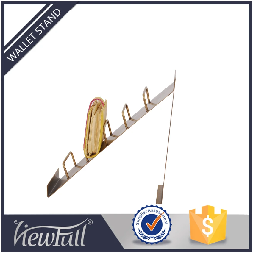 2015 latest hot selling titanium 6 step steel display rack |